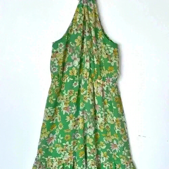 NEW! Collective Concepts Floral Halter Tiered Maxi Dress - Picture 2 of 10